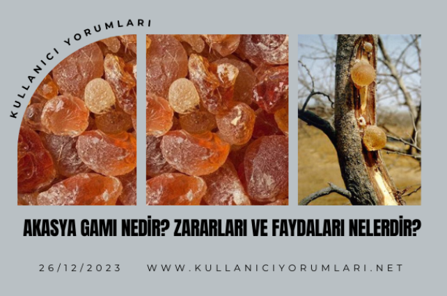 Akasya gamı şurubu nedir? Akasya gamı zararları ve faydaları nelerdir?