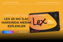 Lex 20 mg ilaç nedir? Yan etkileri ve Şikayetleri